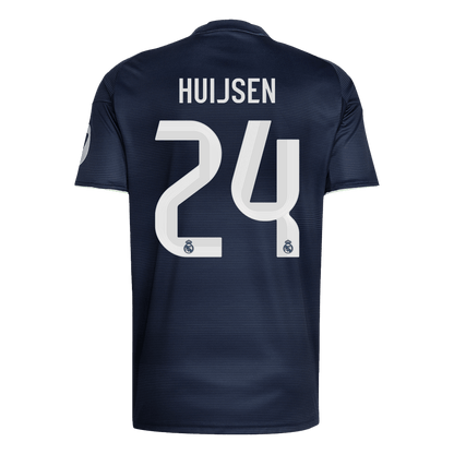 HUIJSEN #24 Real Madrid Maillot Extérieur 2025/26 Bleu marine - Super