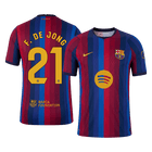 F. DE JONG #21 Barcelona Domicile Maillot 2026/27 Rouge&Bleu Joueur
