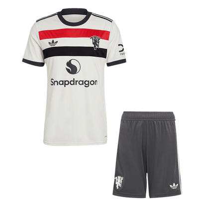 Manchester United Third Maillot Kit 2024/25 Blanc
