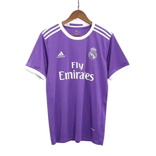 Maillot Rétro Real Madrid Extérieur 2016/17 Violet