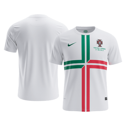 Maillot Rétro Portugal Extérieur 2012 Blanc