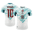 BERNARDO #10 Portugal Away Shirt - 2026 World Cup White&Green Player