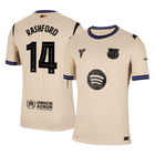 RASHFORD #14 Maillot Extérieur Barcelone 2025/26 Jaune Joueur - UCL