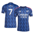 SAKA #7 Maillot Extérieur Arsenal 2025/26 Bleu