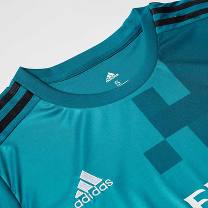 Maillot rétro du Real Madrid Third 2017/18 Bleu