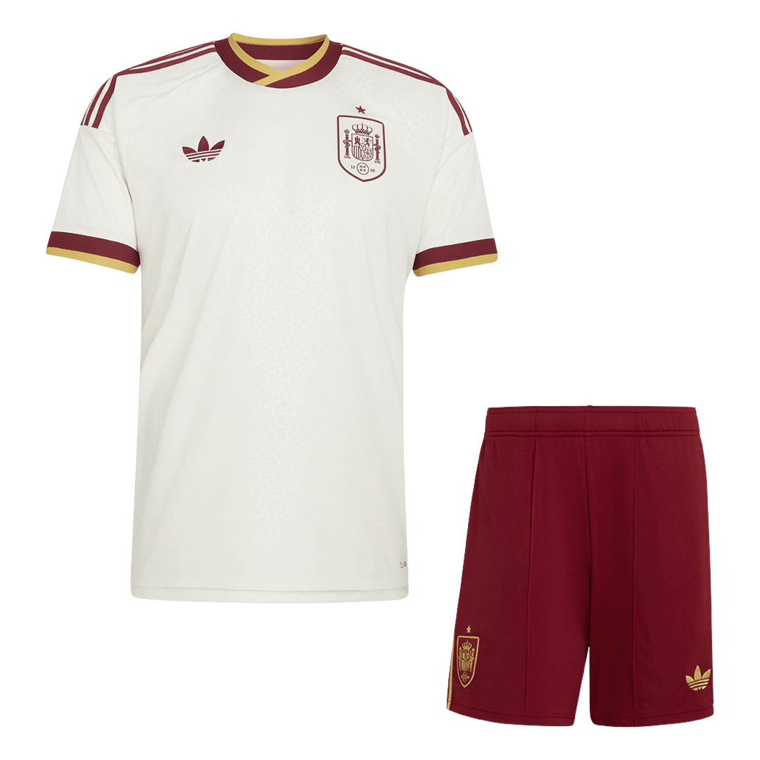 Spain Away Jersey Kit - World Cup 2026 White