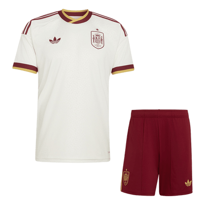 Spain Away Jersey Kit - World Cup 2026 White