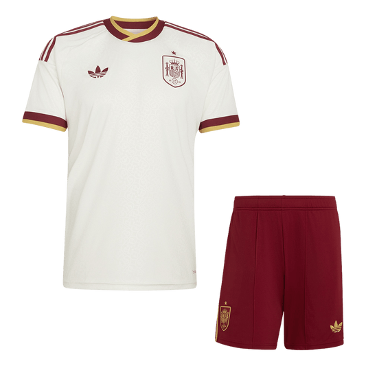 Spain Away Jersey Kit - World Cup 2026 White
