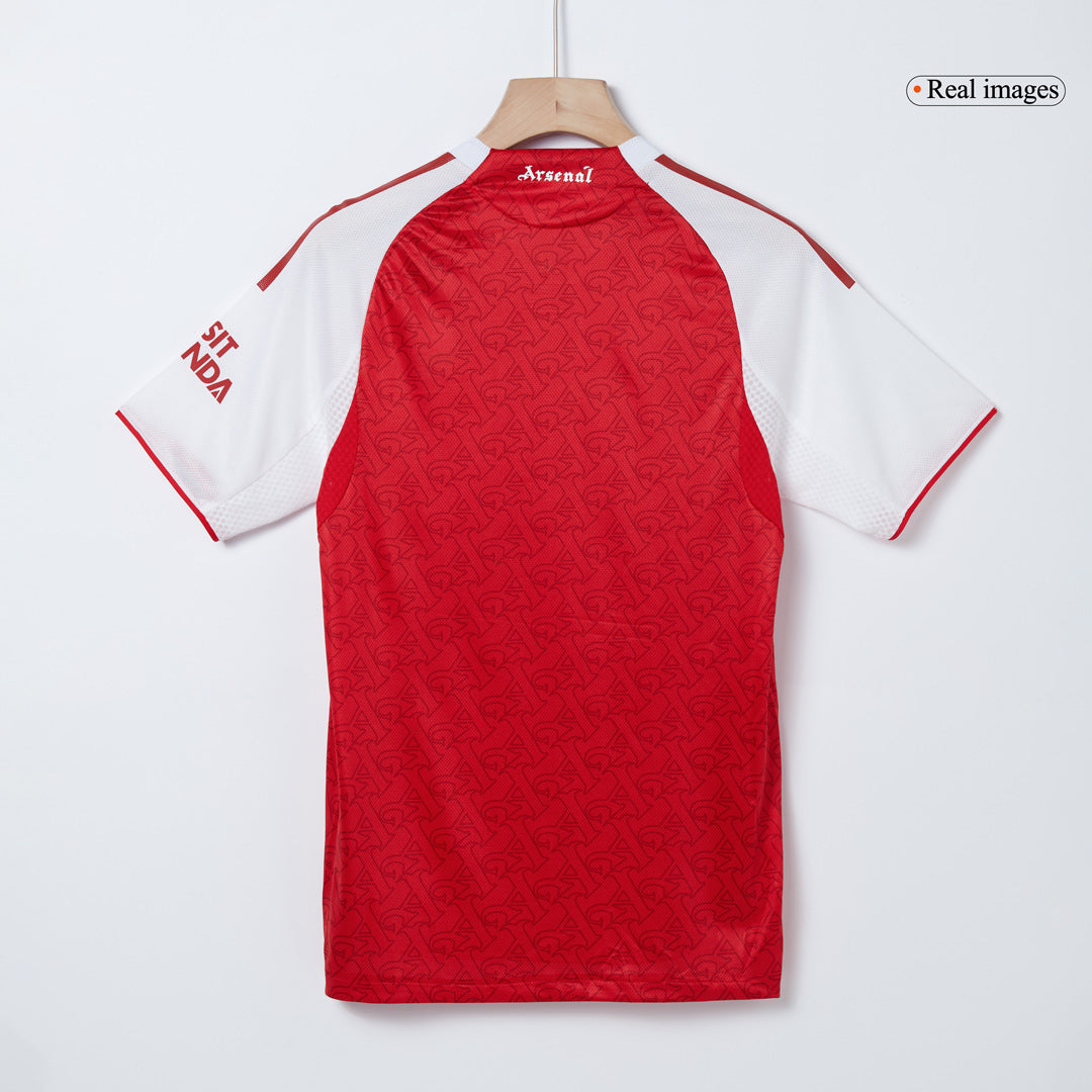 SALIBA #2 Arsenal Domicile Maillot 2025/26 Rouge Joueur