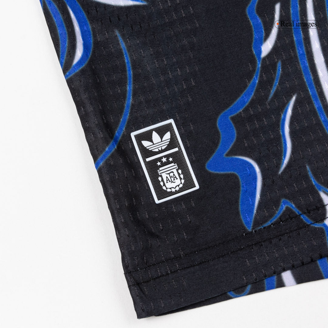 MESSI #10 Argentine Maillot Extérieur - Coupe du Monde 2026 Noir Joueur