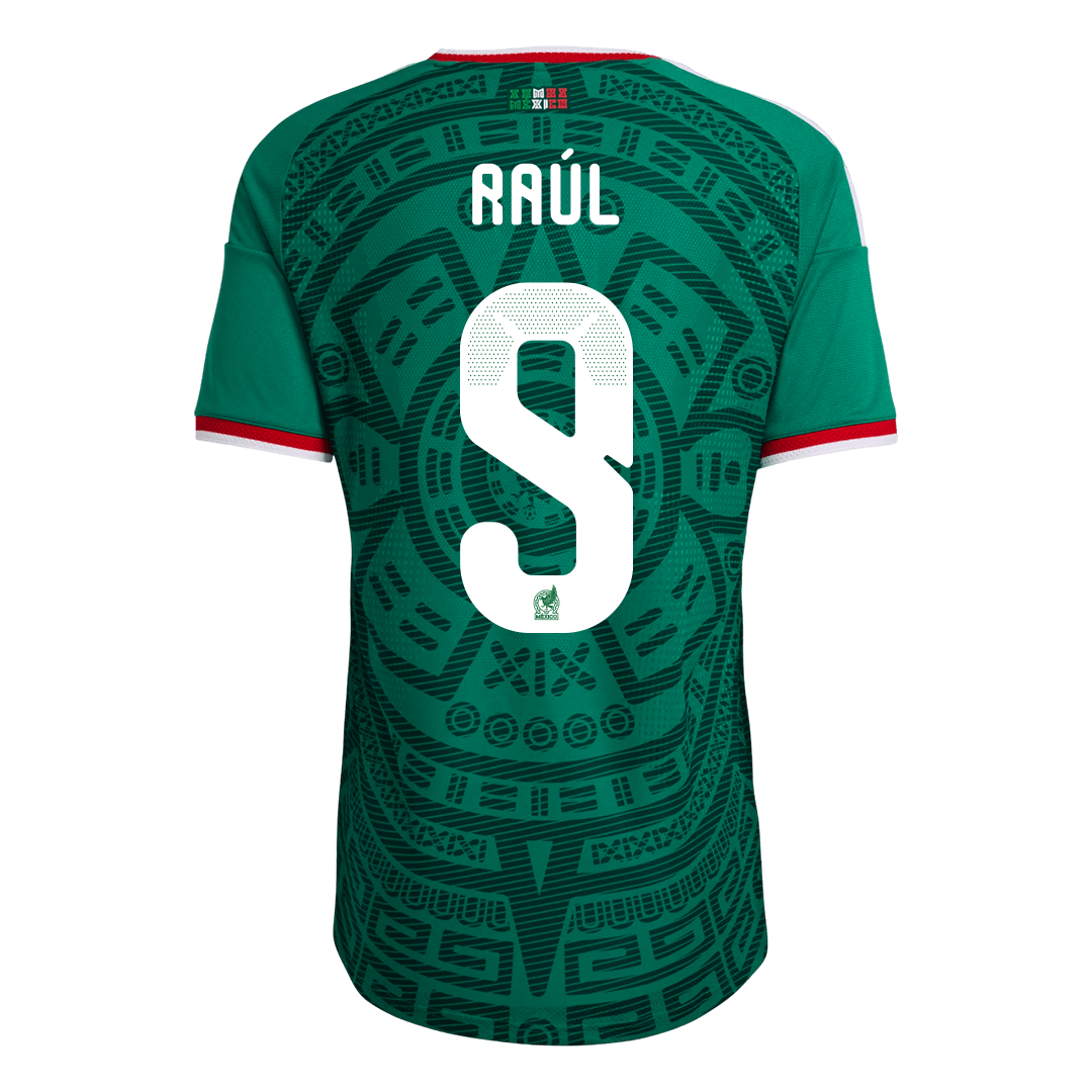 RAÚL #9 Mexico Home Jersey - World Cup 2026 Green Player