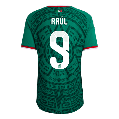 RAÚL #9 Mexico Home Jersey - World Cup 2026 Green Player