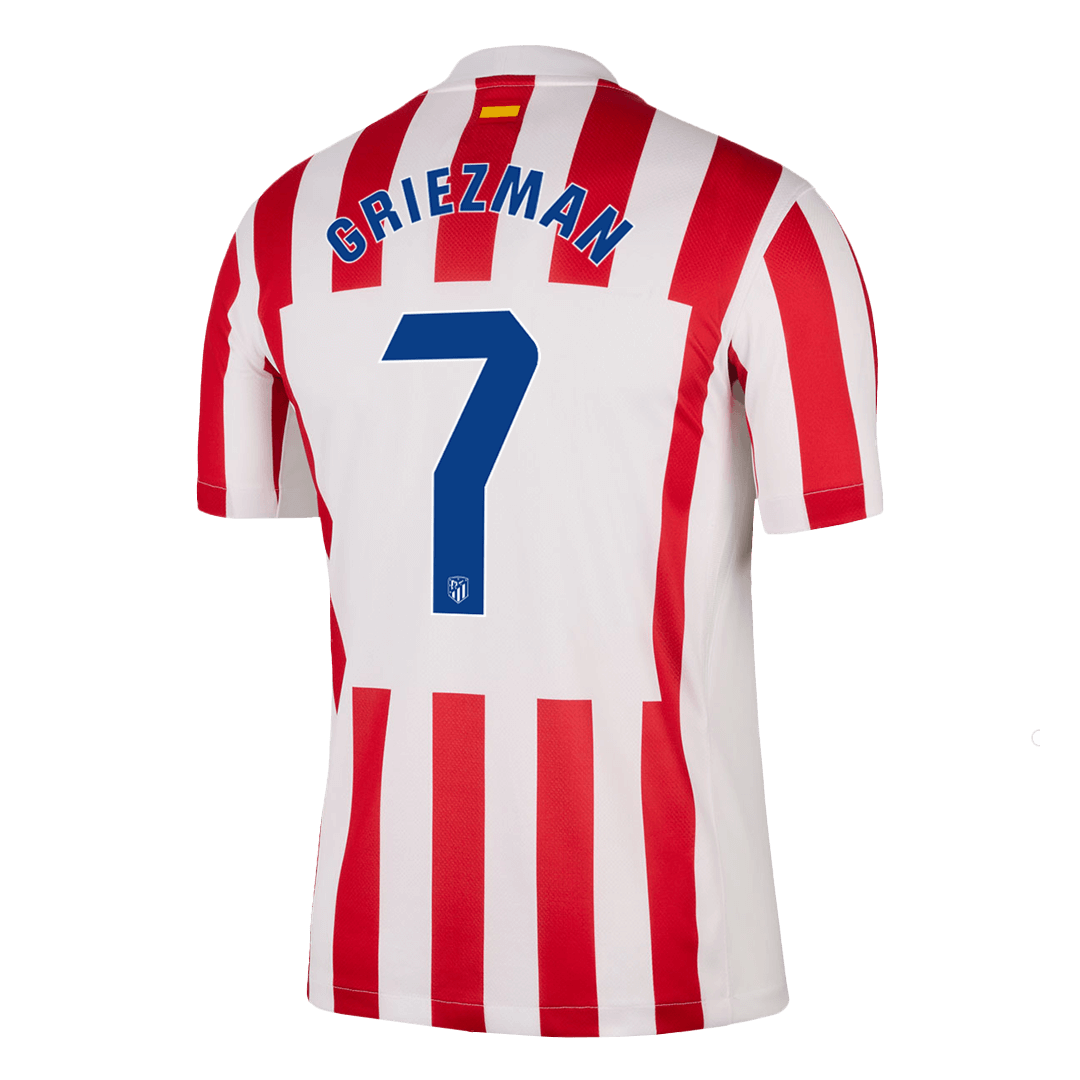 GRIEZMANN #7 Atlético de Madrid Maillot Domicile 2025/26 Rouge&Blanc
