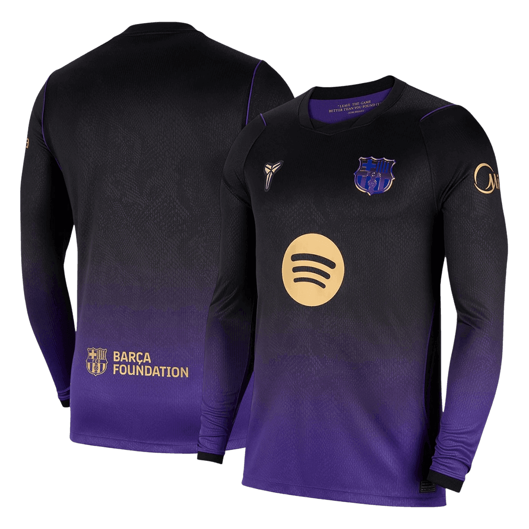 Barcelona Extérieur Maillot Manches Longues 2026/27 Violet