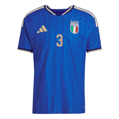 Maillot Domicile Italie #3 DIMARCO - Joueur Coupe du Monde 2026 Bleu