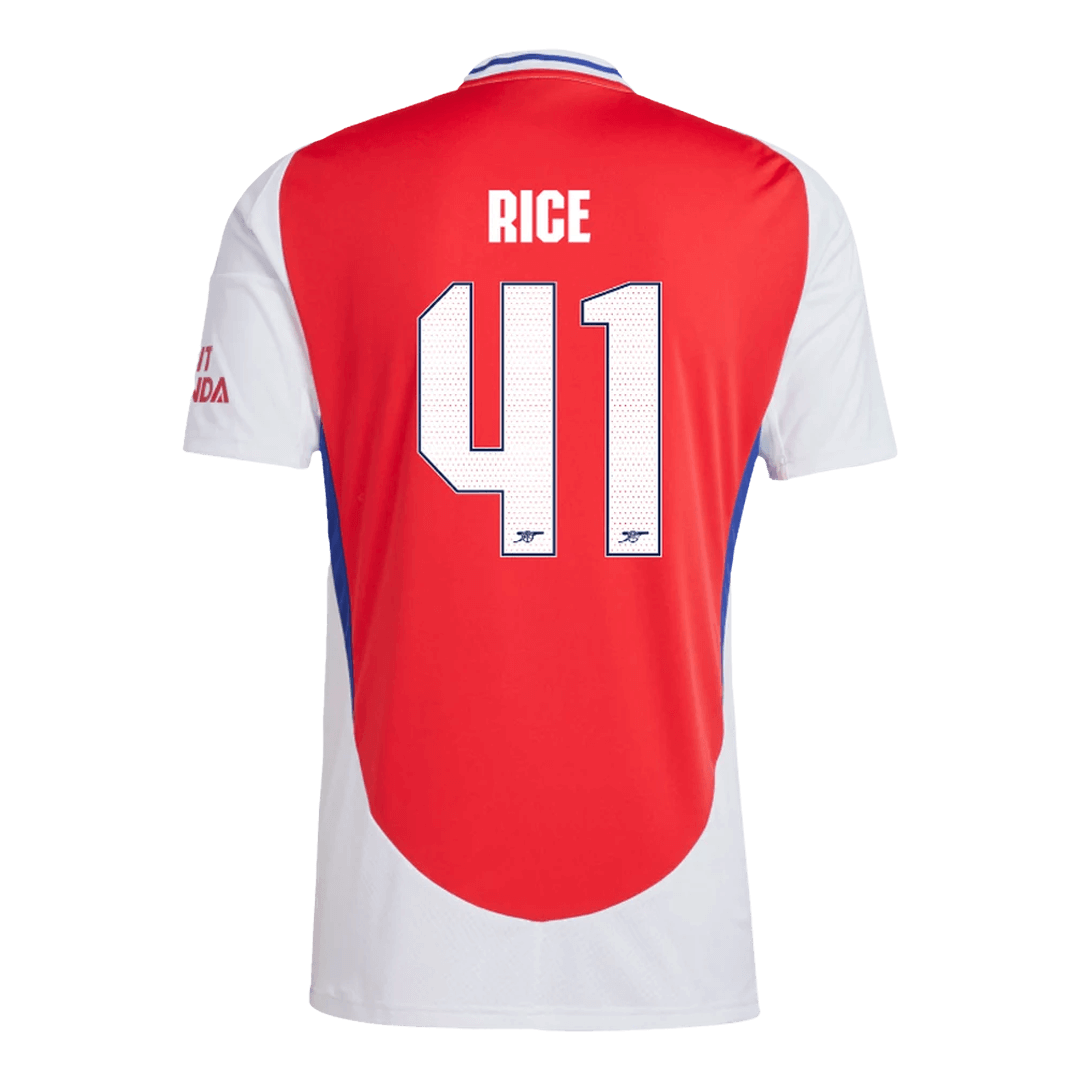 RICE #41 Maillot Domicile Arsenal 2024/25 Rouge - UCL