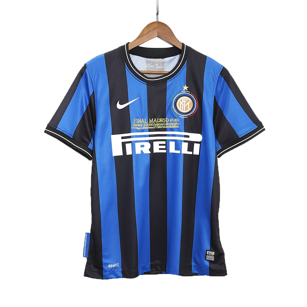 Retro Inter Milan Domicile Maillot 2009/10 Black&Blue - UCL