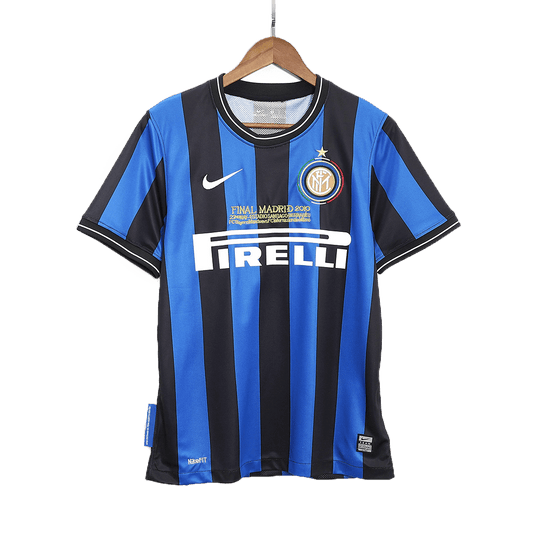 Retro Inter Milan Domicile Maillot 2009/10 Black&Blue - UCL