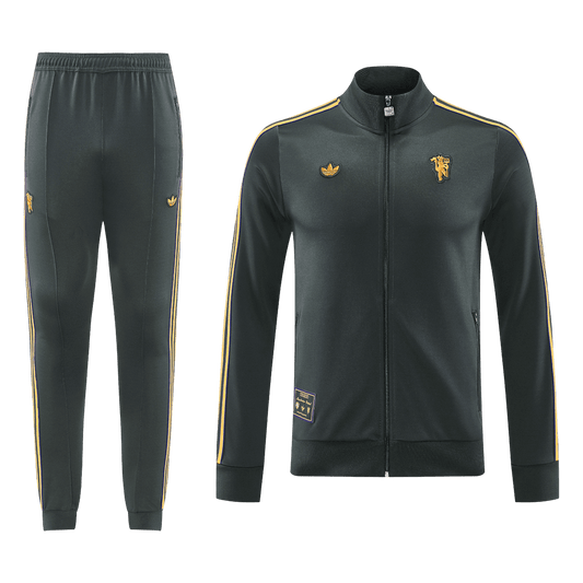 Veste de football Manchester United Kit 2025/26 Noir