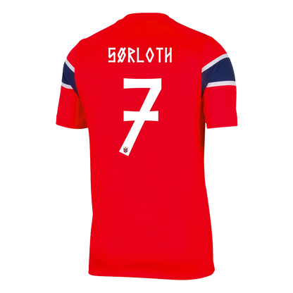 SØRLOTH #7 Norway Home Shirt - 2026 World Cup Red
