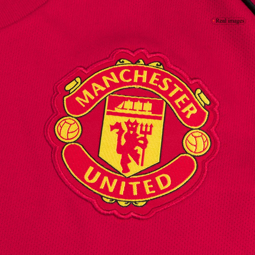 B.FERNANDES #8 Manchester United Domicile Maillot 2025/26 Rouge - Super