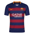 Retro Barcelona Domicile Maillot 2015/16 Blue&Garnet