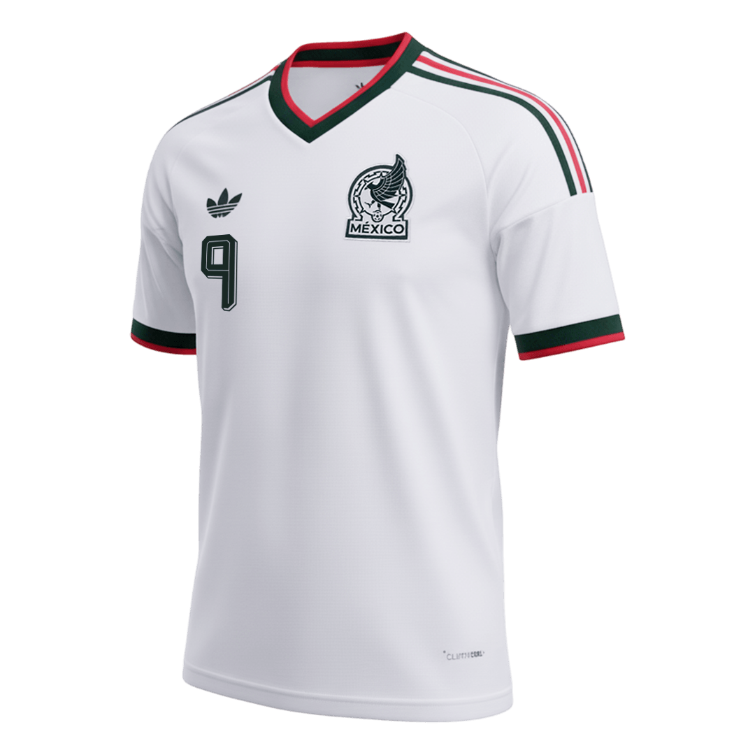 RAÚL #9 Mexico Maillot Extérieur - Coupe du Monde 2026 Blanc