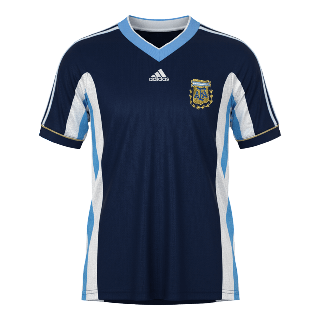 Maillot extérieur rétro Argentine 1998 Bleu marine