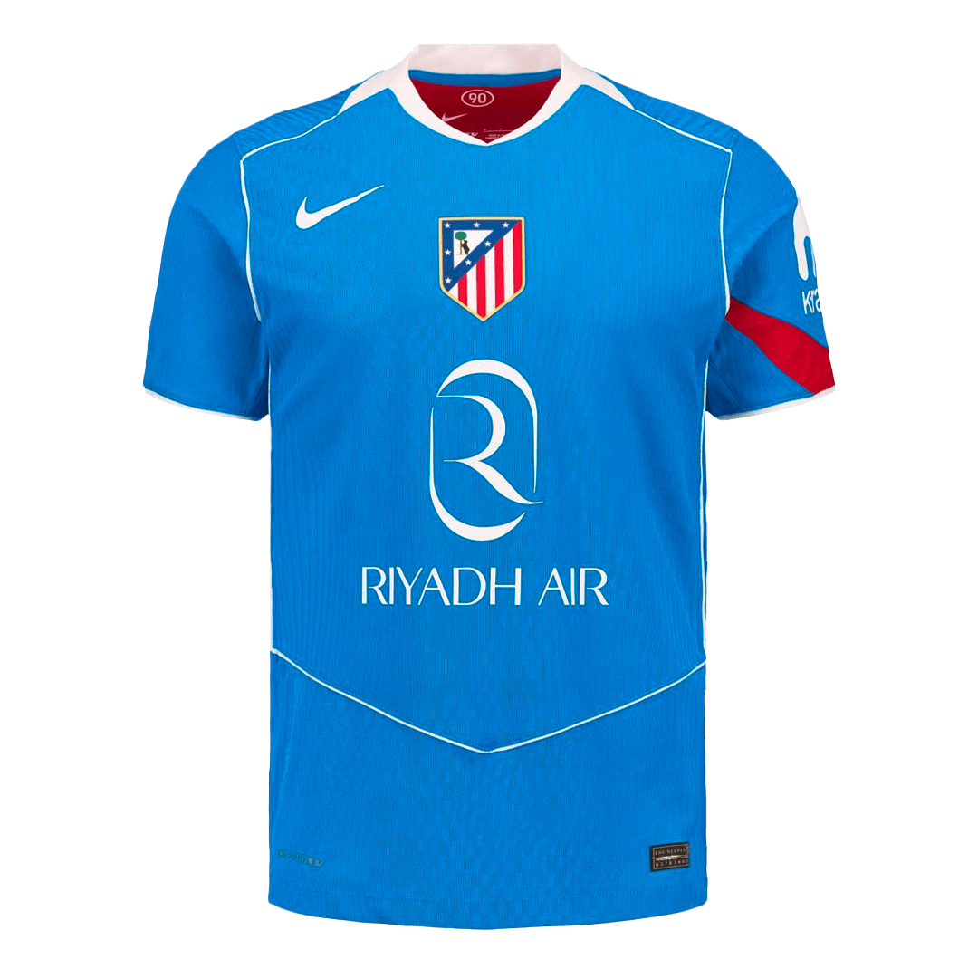SØRLOTH #9 Atletico Madrid Troisième Maillot 2025/26 Bleu Joueur