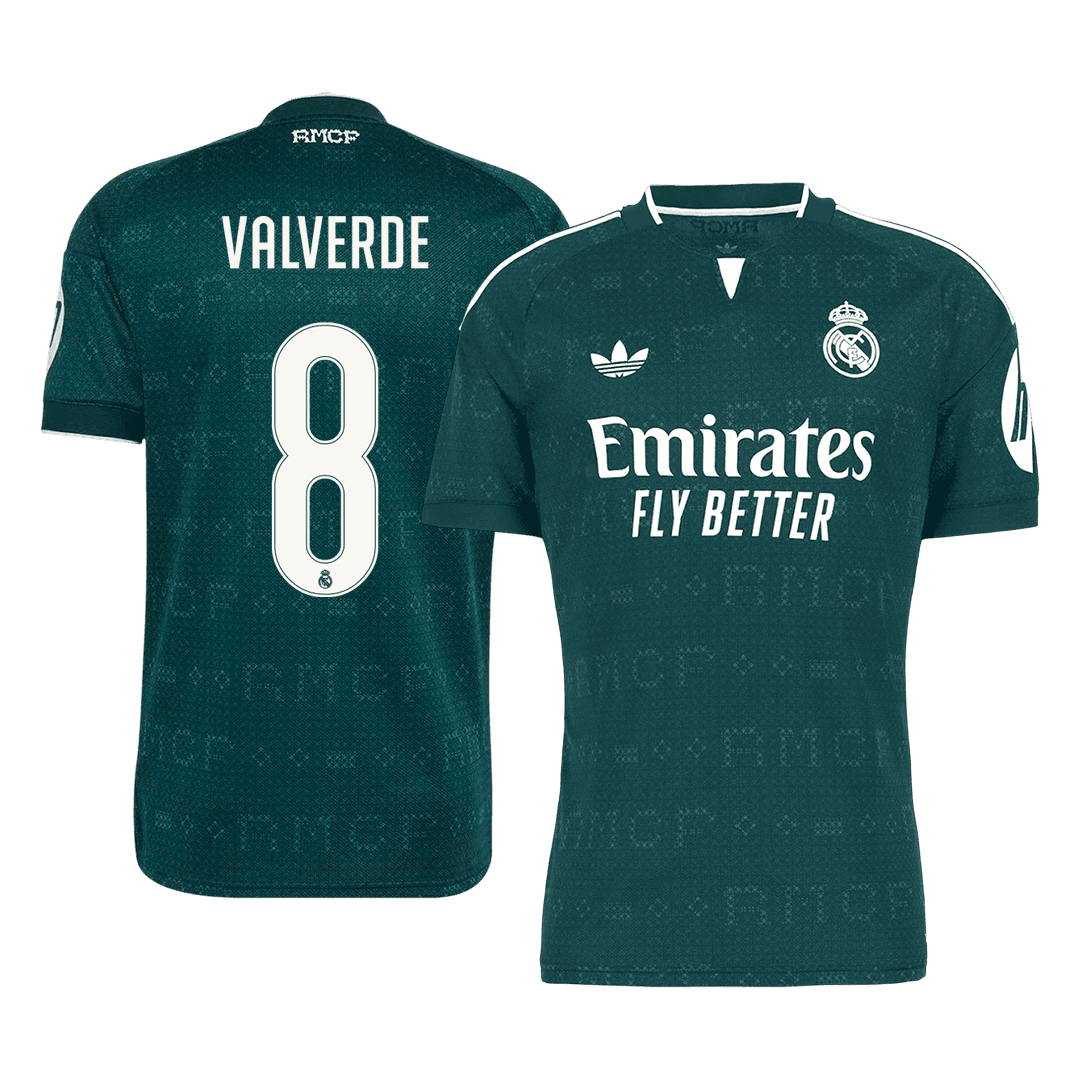 فالفيردي #8 قميص ريال مدريد الاحتياطي 2026/27 أخضر