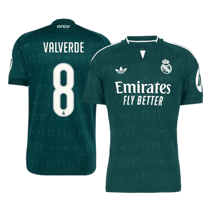 فالفيردي #8 قميص ريال مدريد الاحتياطي 2026/27 أخضر