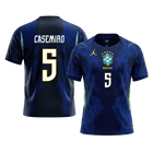 CASEMIRO #5 Brésil Extérieur Maillot - Coupe du Monde 2026 Bleu marine