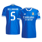 BELLINGHAM #5 Real Madrid Troisième Maillot 2025/26 Bleu Joueur