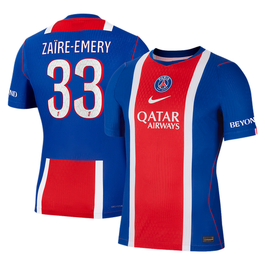 ZAÏRE-EMERY #33 PSG Domicile Maillot 2026/27 Dark Blue Joueur