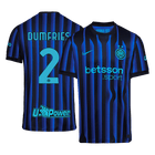 DUMFRIES #2 Inter Milan Domicile Maillot 2025/26 Bleu&Noir