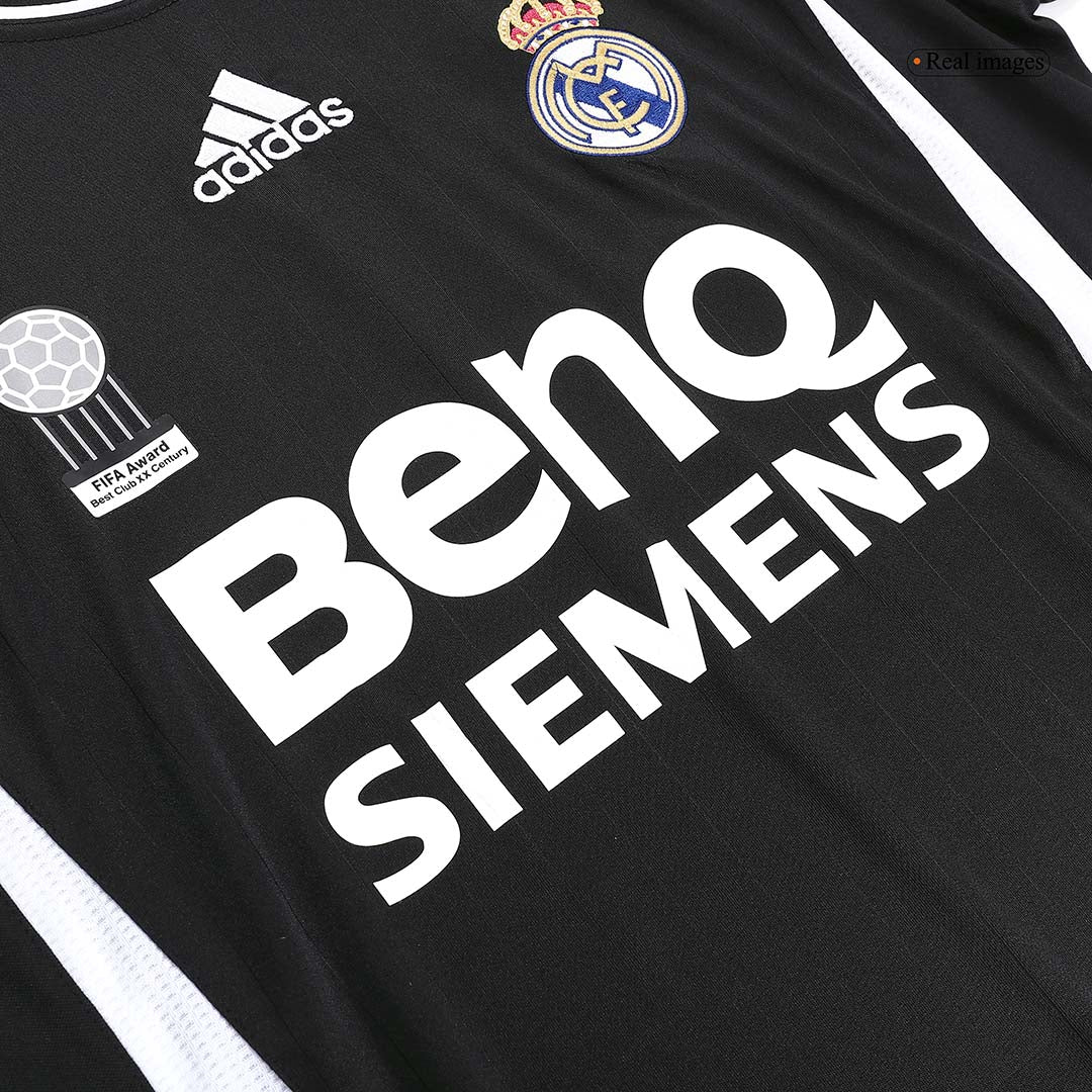 Maillot Rétro Real Madrid Extérieur 2006/07 Noir