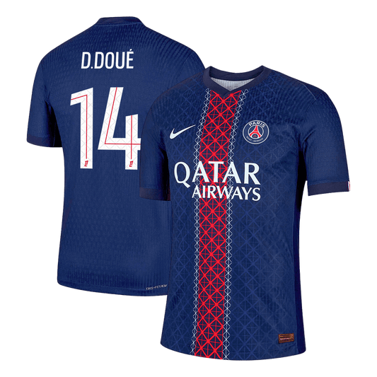 D.DOUÉ #14 PSG Domicile Maillot 2025/26 Marine Joueur