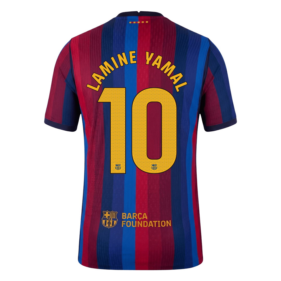 LAMINE YAMAL #10 Barcelona Domicile Maillot 2026/27 Rouge&Bleu Joueur