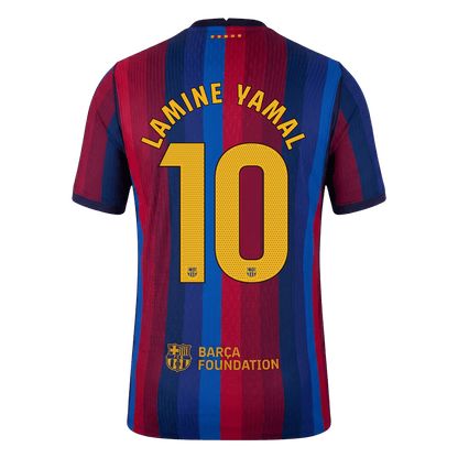 LAMINE YAMAL #10 Barcelona Domicile Maillot 2026/27 Rouge&Bleu Joueur
