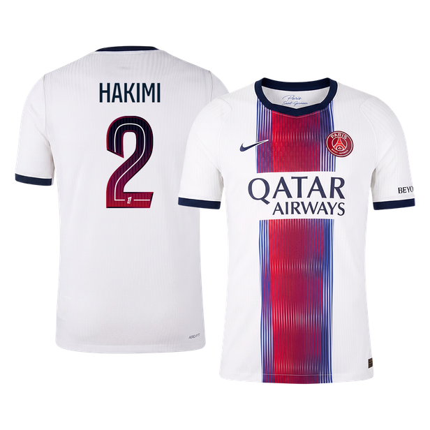 HAKIMI #2 PSG Extérieur Maillot 2026/27 Blanc Joueur