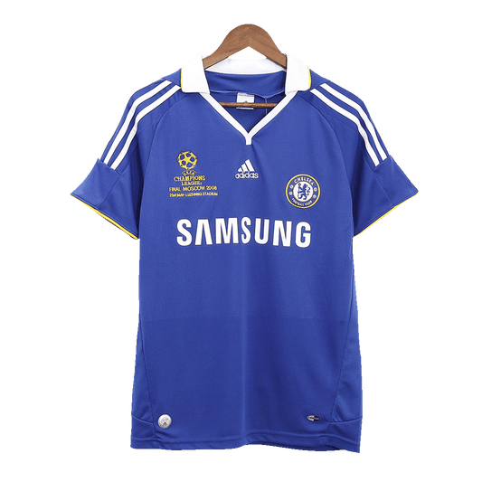 Retro Chelsea Domicile Maillot 2008 Bleu - UCL
