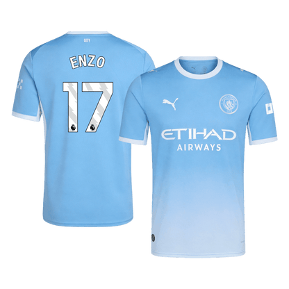ENZO #17 Manchester City Domicile Maillot 2026/27 Bleu