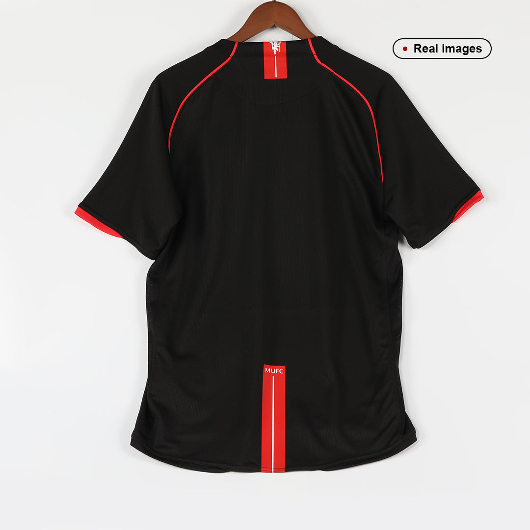Maillot rétro Manchester United extérieur 2007/08 noir
