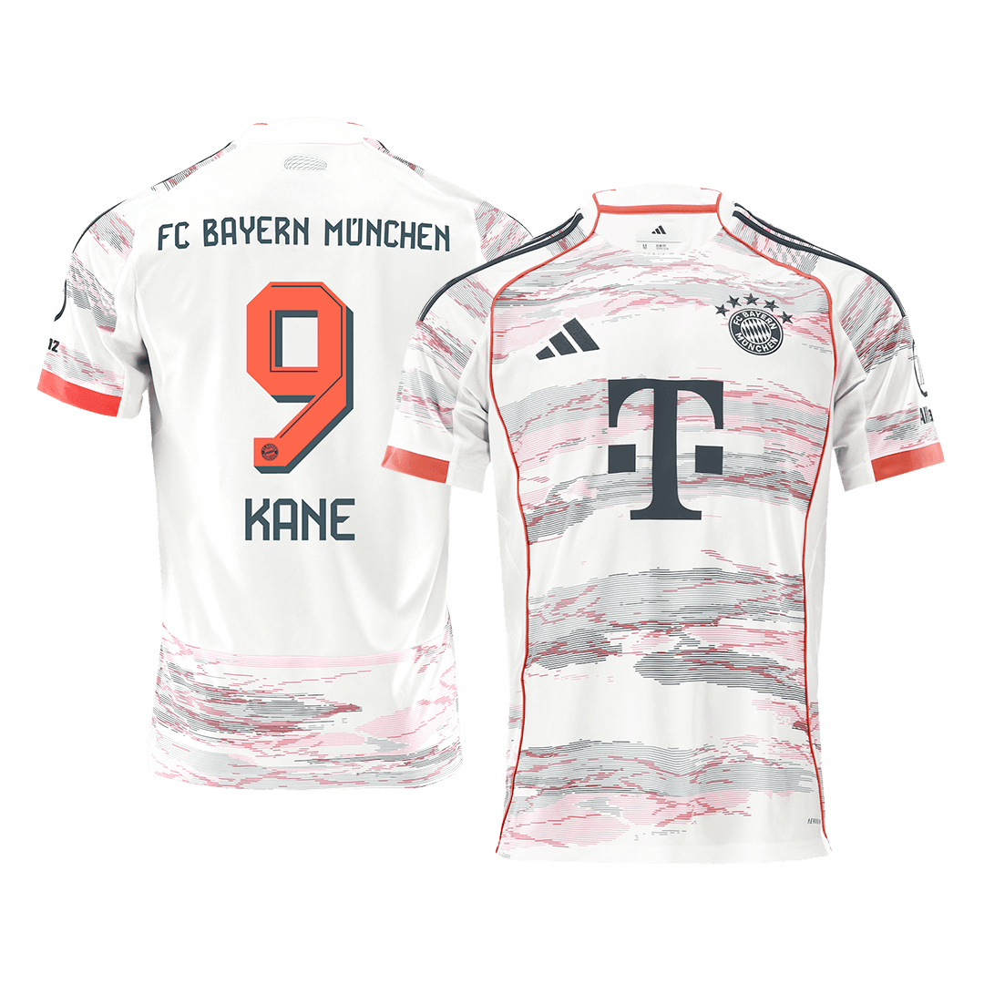 KANE #9 Bayern Munich Maillot Extérieur 2025/26 Blanc