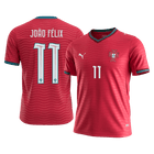 JOÃO FÉLIX #11 Portugal Domicile Maillot - Coupe du Monde 2026 Rouge - Super