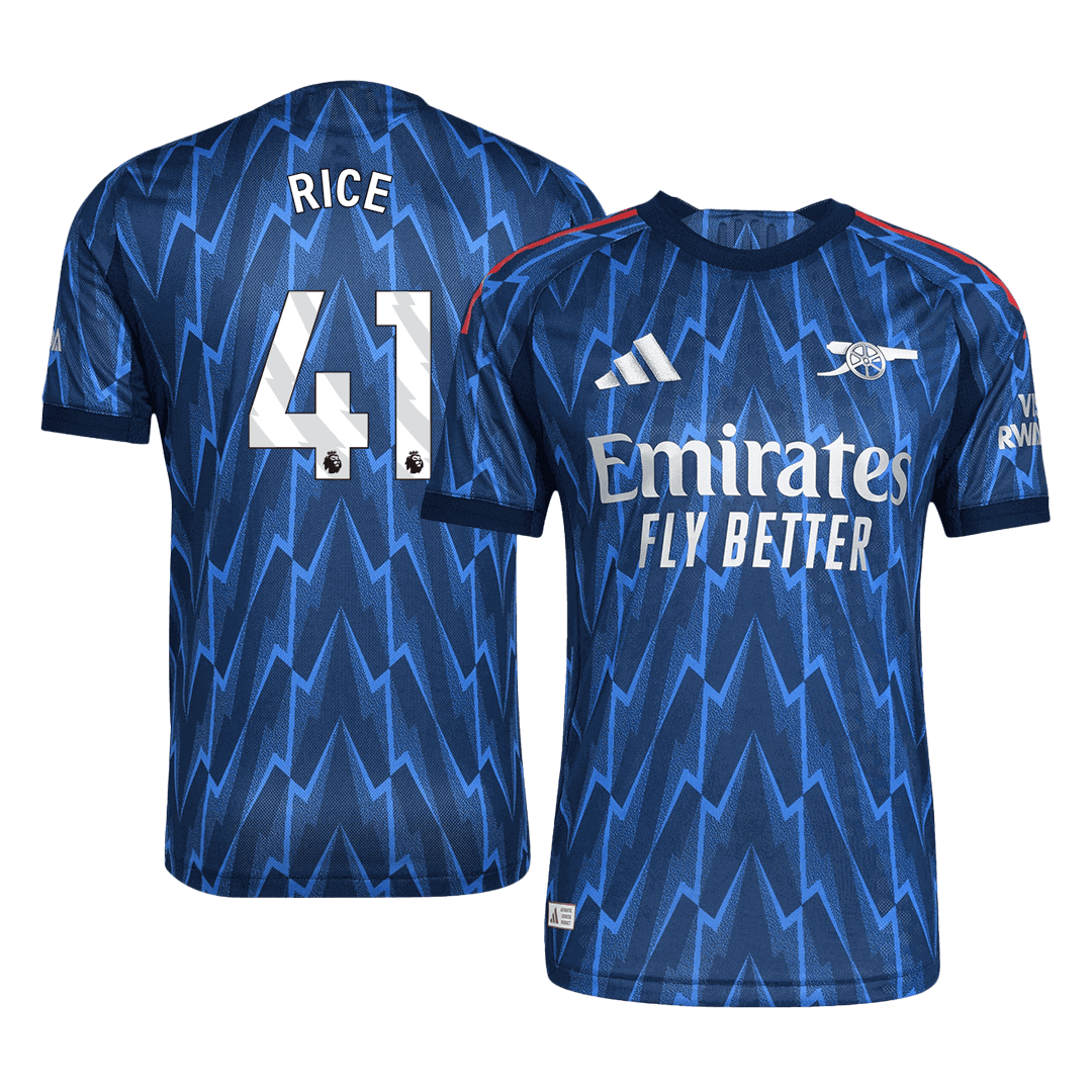 RICE #41 Maillot Arsenal Extérieur 2025/26 Bleu Joueur