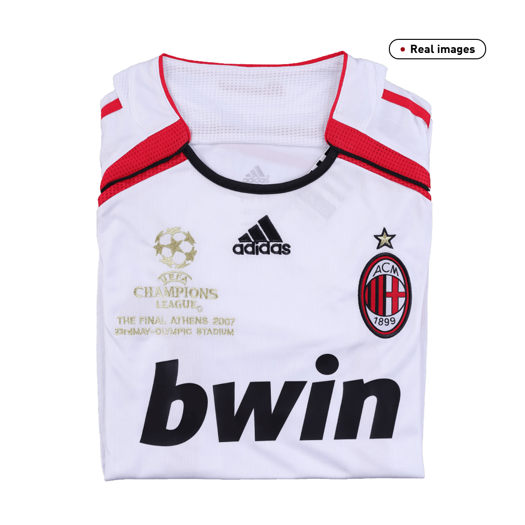 Retro AC Milan Extérieur Maillot 2006/07 Blanc - UCL