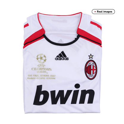 Retro AC Milan Extérieur Maillot 2006/07 Blanc - UCL