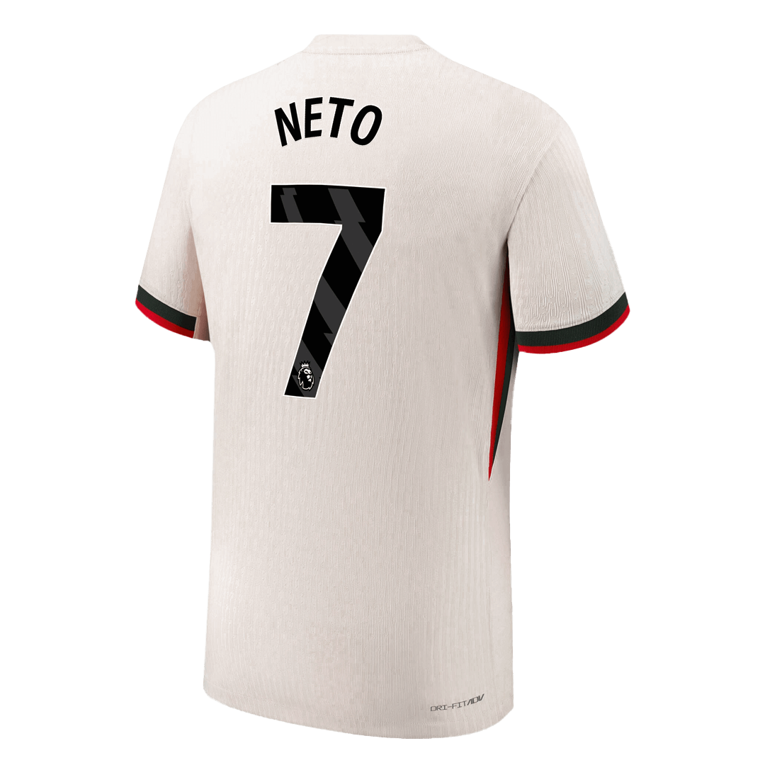 NETO #7 Chelsea Extérieur Maillot 2025/26 Blanc Joueur