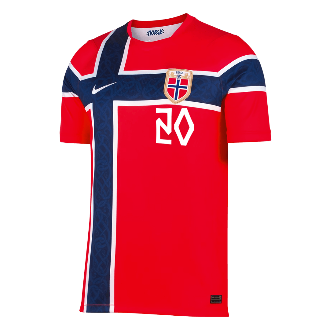 NUSA #20 Norway Home Jersey - 2026 World Cup Red